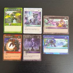Spin Master Bakugan Battle Planet 6 Card Lot