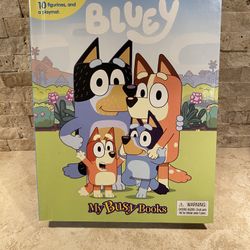 Bluey Busy Book With Figurines 