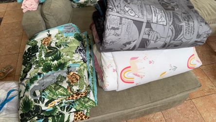 Bedding for twin and crib mattress