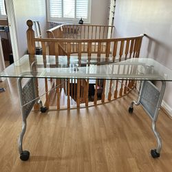 Glass Desk