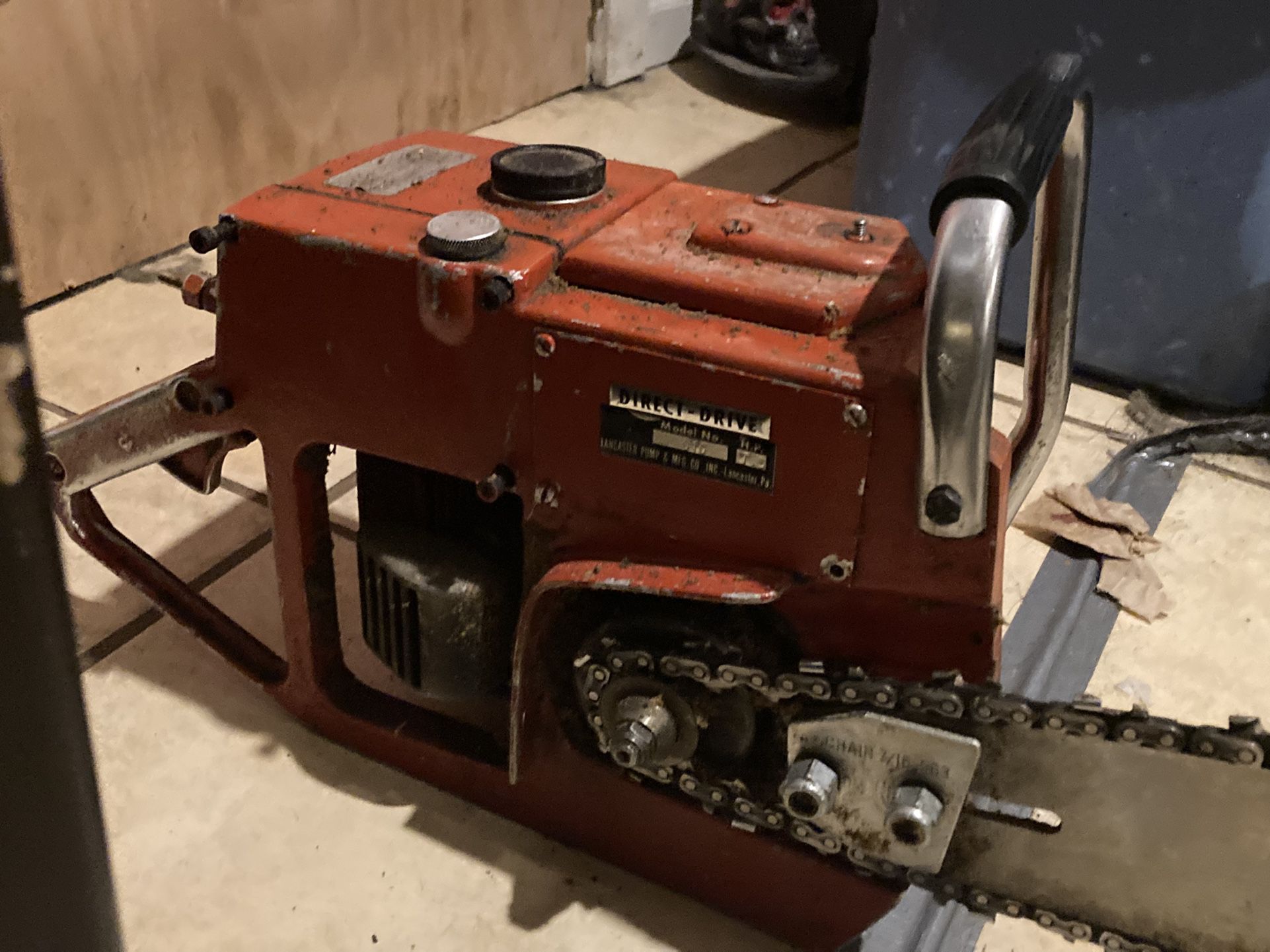 1960’s  West Bend Power Bee 2cycle Chainsaw $125