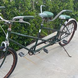 Old Schwann Tandem Bike 