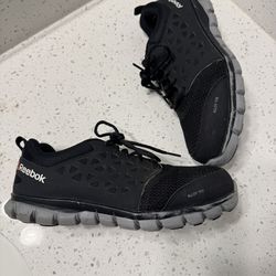 Reebok Work RB4041 Sublite Cushion Work Athletic Shoes Black Safety Toe Men 7W Women’s 9W