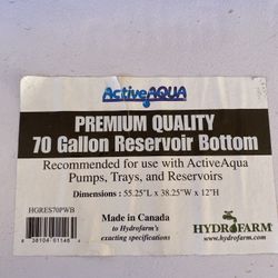 70 Gallon Reservoir Bottom (active Aqua)