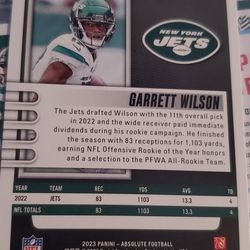 Garrett Wilson Football Card