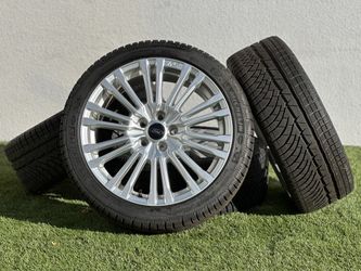 Original New 18" Ford Focus Wheels RS Rims 5x108mm Michelin Pilot Alpin PA4 Winter Tires 225/40R18