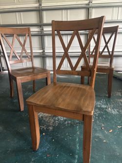 $25 3 wood chairs
