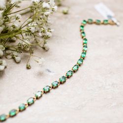 14K White And YELLOW GOLD AND DIAMOND JEWELRY WITH EMERLAD RUBY AMD SAPPHIRE 