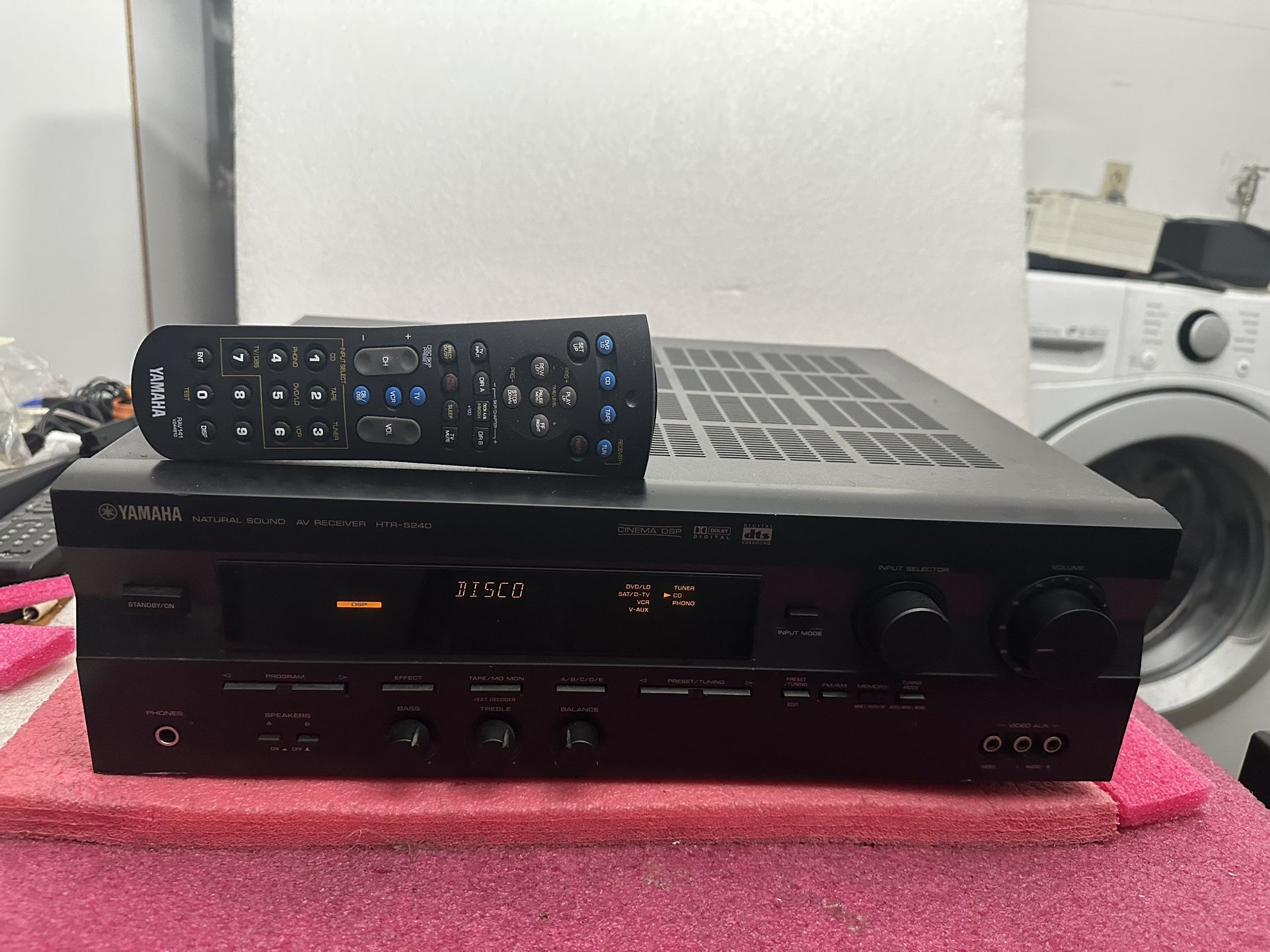 Yamaha HTR-5240 A/V Stereo receiver with Dolby Digital and DTS