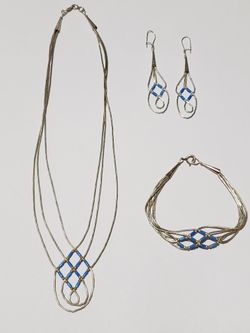 Sterling Silver Native American Jewelry Set