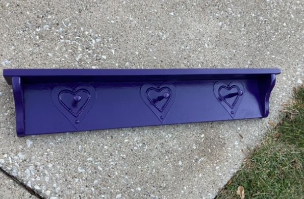Purple wall hook