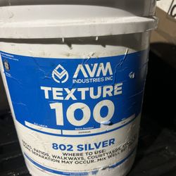 AVM Texture 100 Silver 5 Gallon Pail - #802 Silver