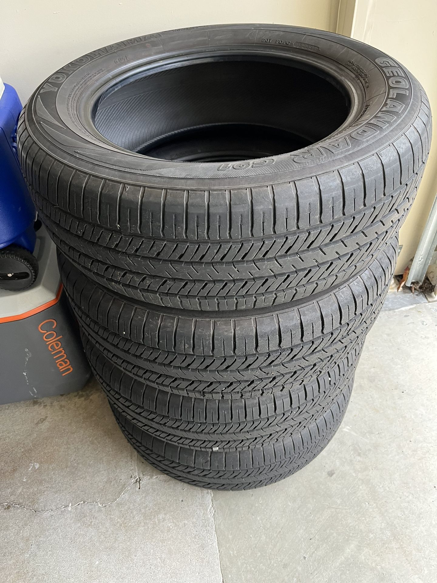 Yokohama Geolandar G91 tires (OEM tires for Subaru Crosstrek)