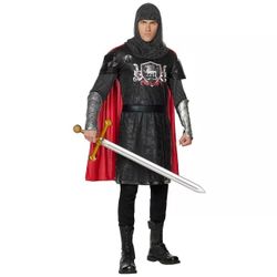 Medieval knight adult costume size XL
