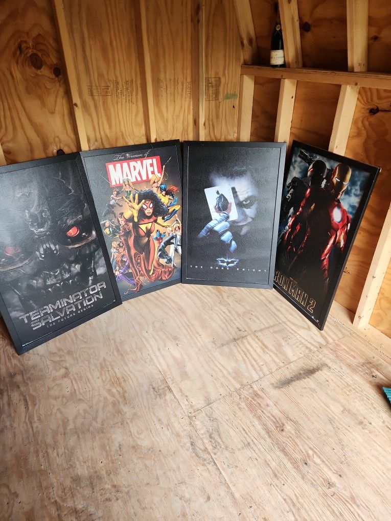 Movie Type Painted Posters $10 Each