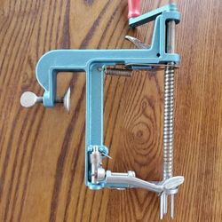 Vintage Metal Clamp-on Apple Peeler Parer Corer Slicer