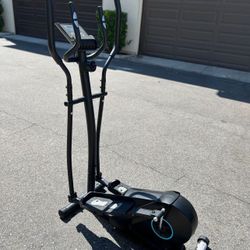 Elliptical Machine Home LCD Exercise Elliptical Trainers with Magnetic Resistance Heart Rate