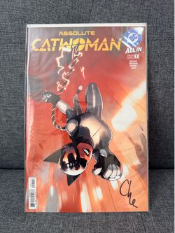 Absolute Catwoman #1, with COA signed by Che Grayson. New