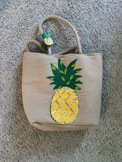 America and Beyond Pineapple Tote Bag