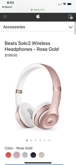 new sealed beats solo 3 wireless rose gold