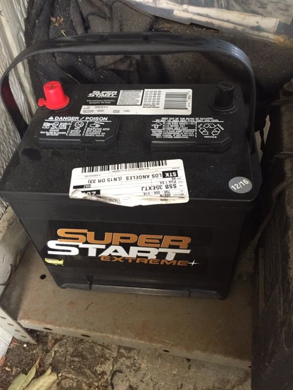 Super Start Extreme car battery 35extj
