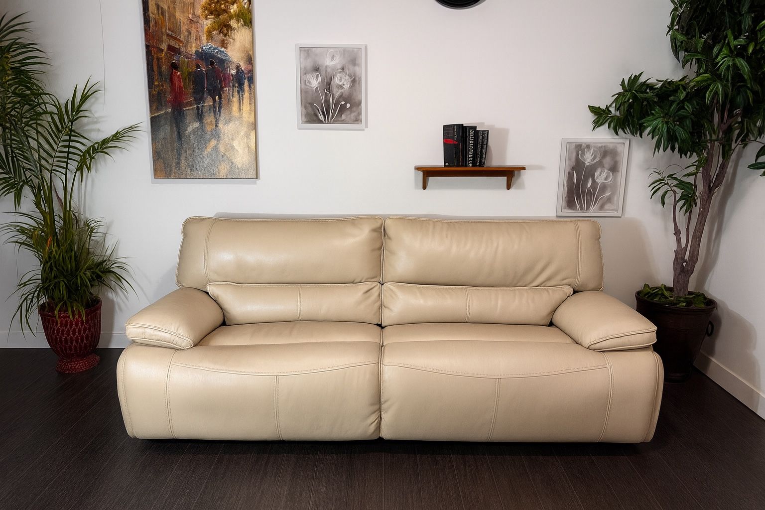 Top Grain Leather Electric Recliner