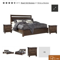 Give Me An Offer King Size Bed With Two Nightands And Two Box Spring