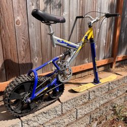 Snow Bike with Ski and Tread