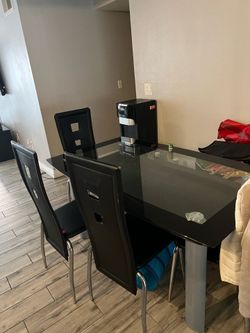Table and chairs
