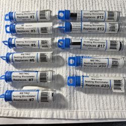 Redding Seating Micrometers Huge lot,Decap Rods, VLD Chamfer Tool 7mm 8mm 6.5mm