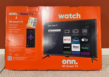 32 inch TV and Sofa