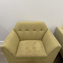 Contemporary Sectional & Chair  