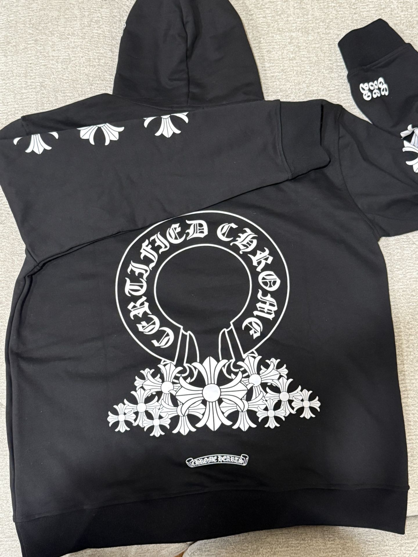 Certified Lover Boy X Chrome Hearts Hoodie
