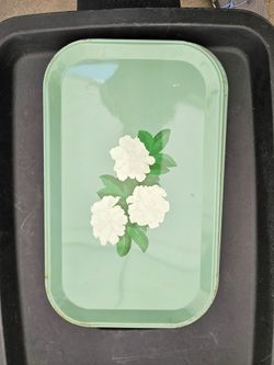 Vintage MCM 9 PC Metal HAN-D-TRAYs