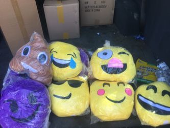 Emoji pillows 14 inches $6 each