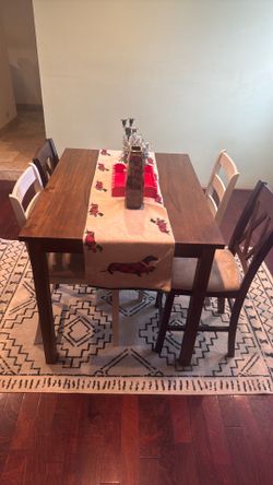 Dining table with 4 chairs