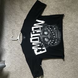 Mixed Emotions Monster cropped Tee (size M)