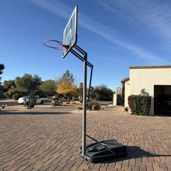 Lifetime Brand Adjustable Size Basketball Hoop