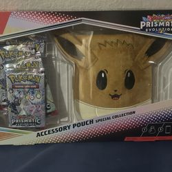 Pokemon TCG - Prismatic Evolutions Eevee Accessory Pouch Box 