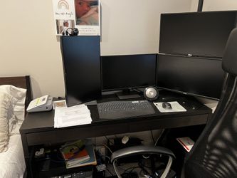 IKEA Table With Two Drawers 