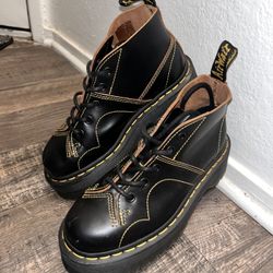 Dr. Martens Church Platform Monkey Boots
