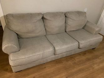 Grey sofas