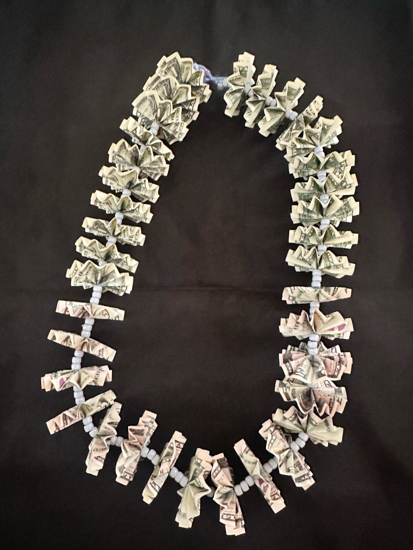 Graduation money lei