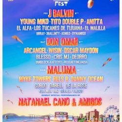 Baja beach fest GA ticket 