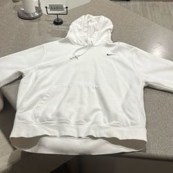 White Nike Hoodie