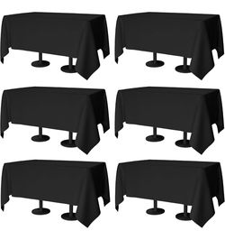 Black table clothes 70x120 8pk