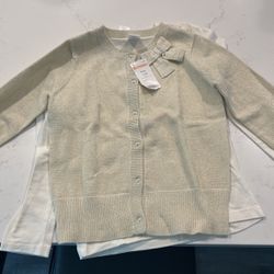 Cute GymboreeGold Sweater And Top Size 7