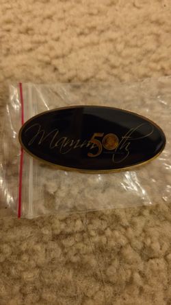 Brand New Mammoth 50th Anniversary Souvenir Pin