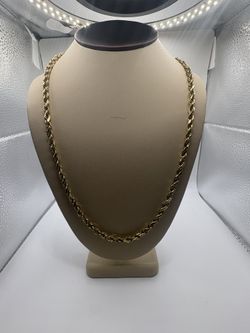 14k Rope Necklace