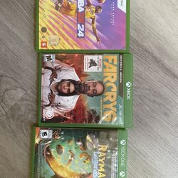 Xbox One Games (Farcry 6, NBA 2k24 Kobe Bryant Edition)